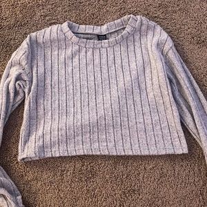 SHEIN Womens gray longsleeve cotton tee size small
